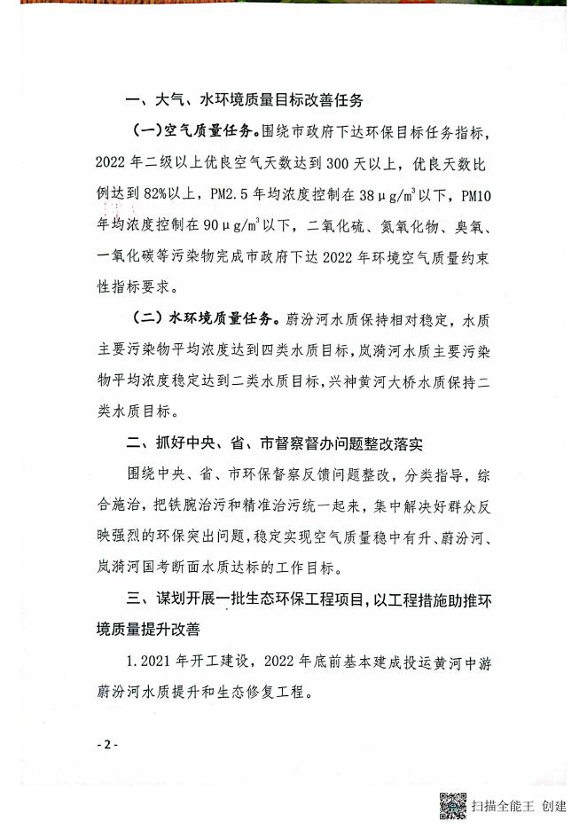 吕梁市生态环境局兴县分局2022年工作计划兴环发2022年1号.pdf