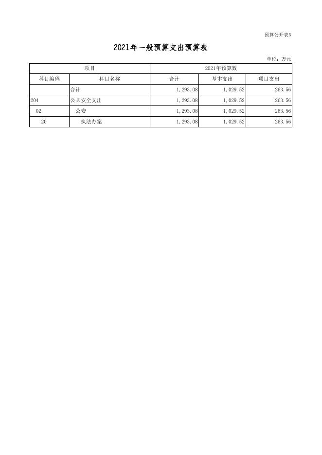2021年部门预算表.xls