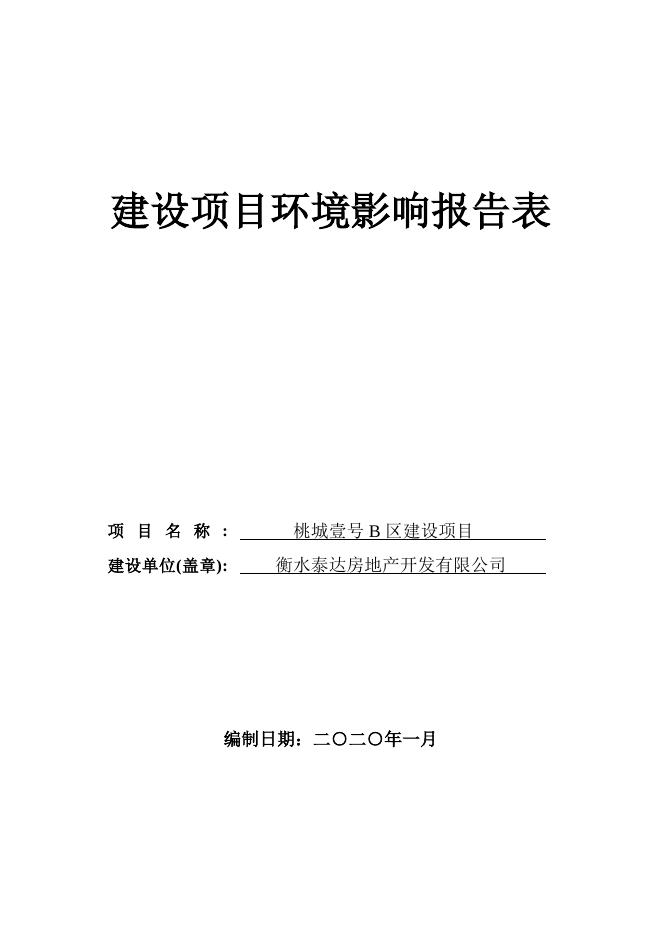 B区衡水泰达房地产开发有限公司.doc