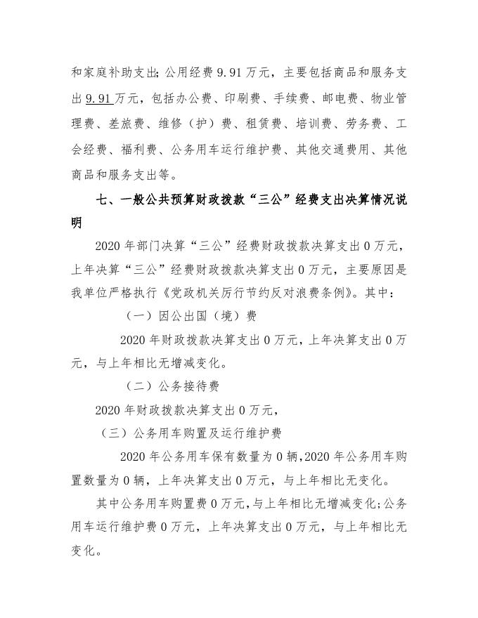 岚县史志办公室2020年部门决算公开说明.doc