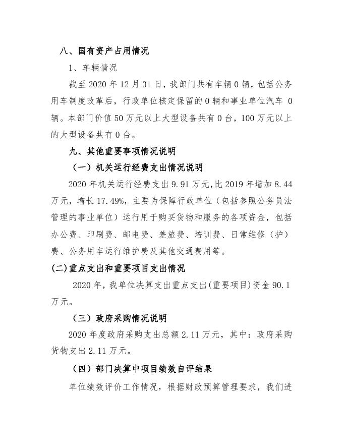 岚县史志办公室2020年部门决算公开说明.doc