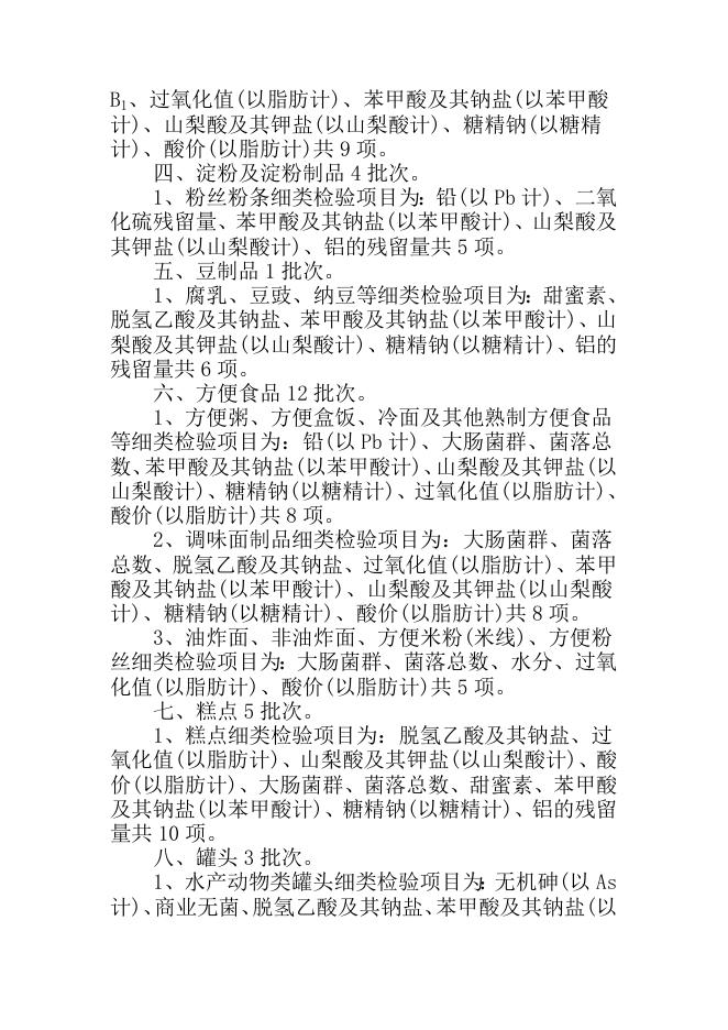 襄垣县市场监督管理局2022年食品安全监督抽检信息公告（第五期）.docx