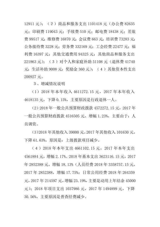 永济市统计局2018年度部门决算公示.doc