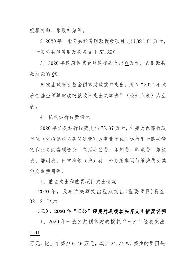 岚县老干局2020决算公开说明.doc
