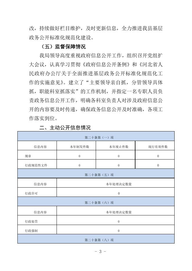 故城县司法局2022年政府信息公开工作年度报告.docx