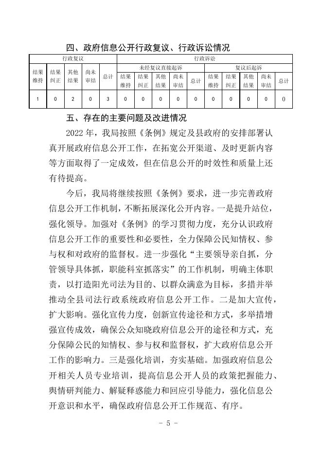 故城县司法局2022年政府信息公开工作年度报告.docx